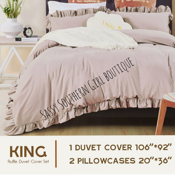 🆕⭐ Farmhouse Shabby chic rustic duvet cover set - Picture 6 of 9